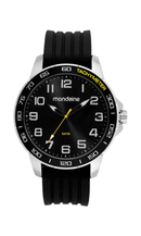 Relógio Masculino Esportivo Mondaine Silicone Prata 99731G0MVNI2