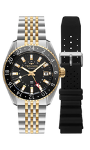 Relógio Technos Masculino Automático GMT Bicolor NH34AC/T1P