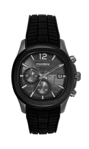 Relógio Mondaine Masculino Quadrado Cronógrafo Preto 32943GPMVSI5