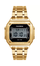 Relógio Mondaine Masculino Digital Vintage Dourado 32952GPMVDE1