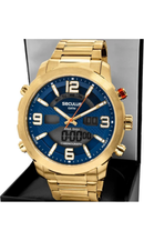 Relógio Seculus Masculino Anadigi Chronograph 77216GPSVDA2