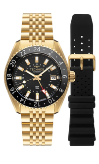 Relógio Technos Masculino Automático GMT Dourado NH34AB/T1P