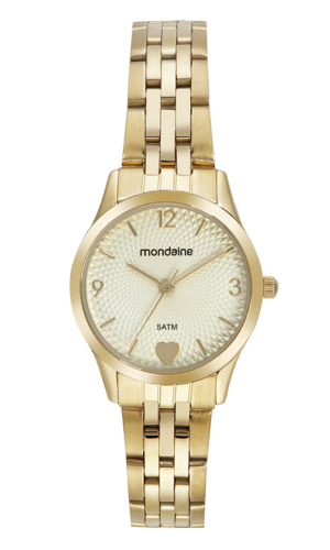 Kit Relógio Mondaine Feminino Com Colar e Brincos 32795LPMKDE1