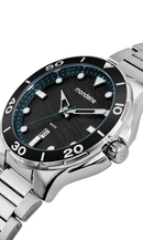 Relógio Mondaine Masculino Textura Ondas Oceânicas Prata 32757G0MVNE1