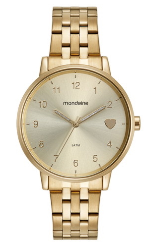 Kit Relógio Mondaine Feminino Com Colar e Brincos 32597LPMKDE1
