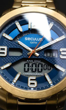 Relógio Seculus Masculino Anadigi Chronograph 77216GPSVDA2