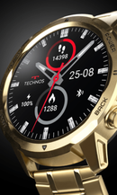 Smartwatch Technos Masculino Connect Sports Call Dourado TSPORTSCAD/6D