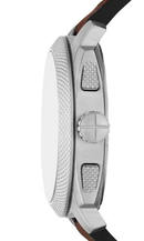 Relógio Fossil Masculino Machine Prata - FS6100/0VN