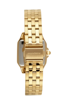 Relógio Mondaine Feminino Quadrado com Cristais Dourado – 32753LPMVDE1