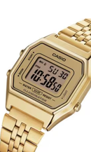 Relógio Digital Vintage LA680WGA-9 Dourado Unissex
