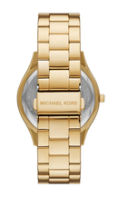 Relógio Michael Kors Feminino Slim Runway Dourado – MK4732/1DN