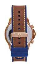 Relógio Masculino Cronógrafo Couro e Silicone Rosé – 44251GPSVRC2