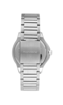 Relógio Mondaine Masculino Textura Ondas Oceânicas Prata 32757G0MVNE1