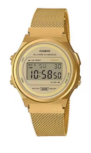 Relógio Casio Vintage Digital Unissex Dourado A171WEMG-9A