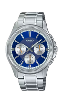 Relógio Casio Masculino Analógico Prata MTP-1375D-2A1V