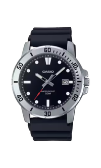 Relógio Casio Masculino Analógico Preto MTP-VD01-1EV