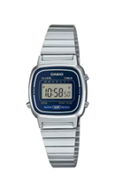 Relógio Casio Feminino Vintage Digital Prata LA670WA-2