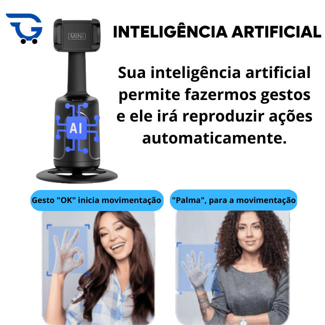 Estabilizador de Gravação Gutalo - Sensor de Movimento